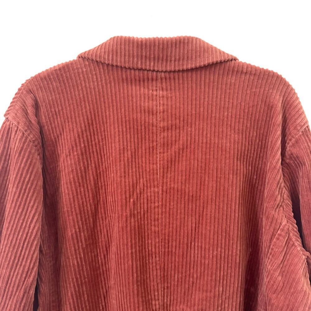 Lands' End Wide Wale Corduroy Blazer in "Dusty Brick" Pink Plus Size 2X - Picture 11 of 12